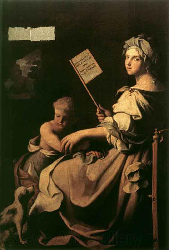 Giovanni Domenico Cerrini Allegory of Human Fragility Spain oil painting art